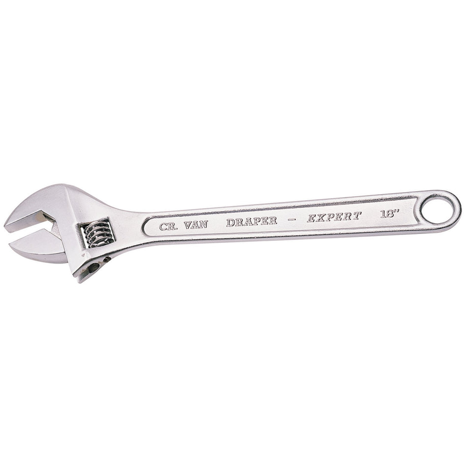 DRAPER Expert 450mm Crescent-Type Adjustable Wrench: Model No.370CP