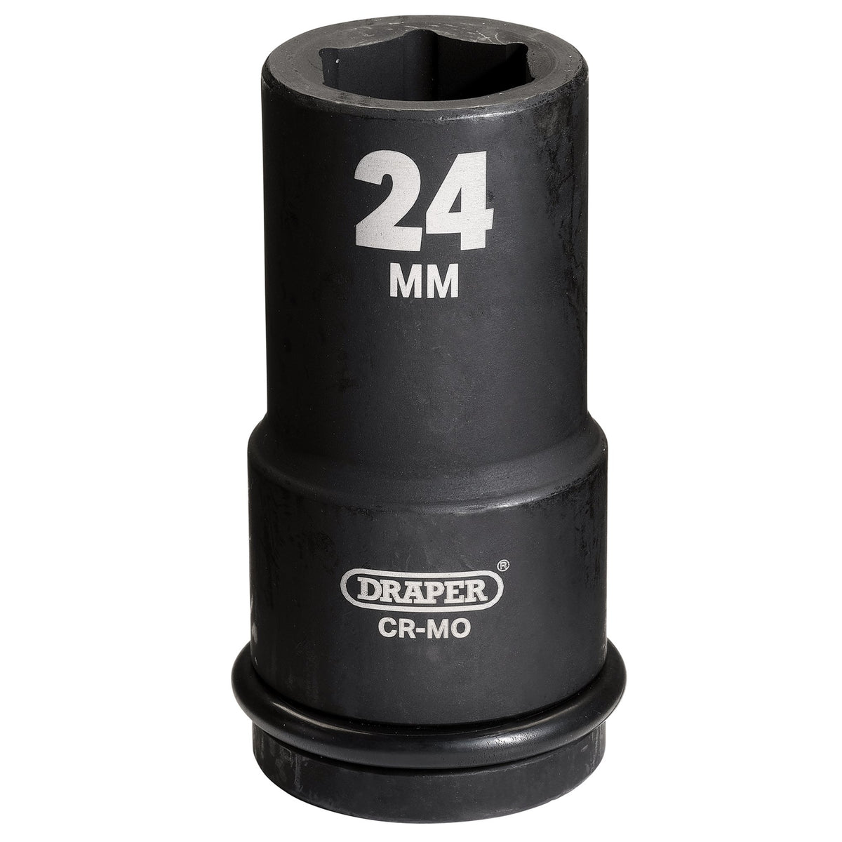 DRAPER Expert 24mm 3/4in. Square Drive Hi-Torq ; 6 Point Deep Impact Socket: Model No.419D-MM
