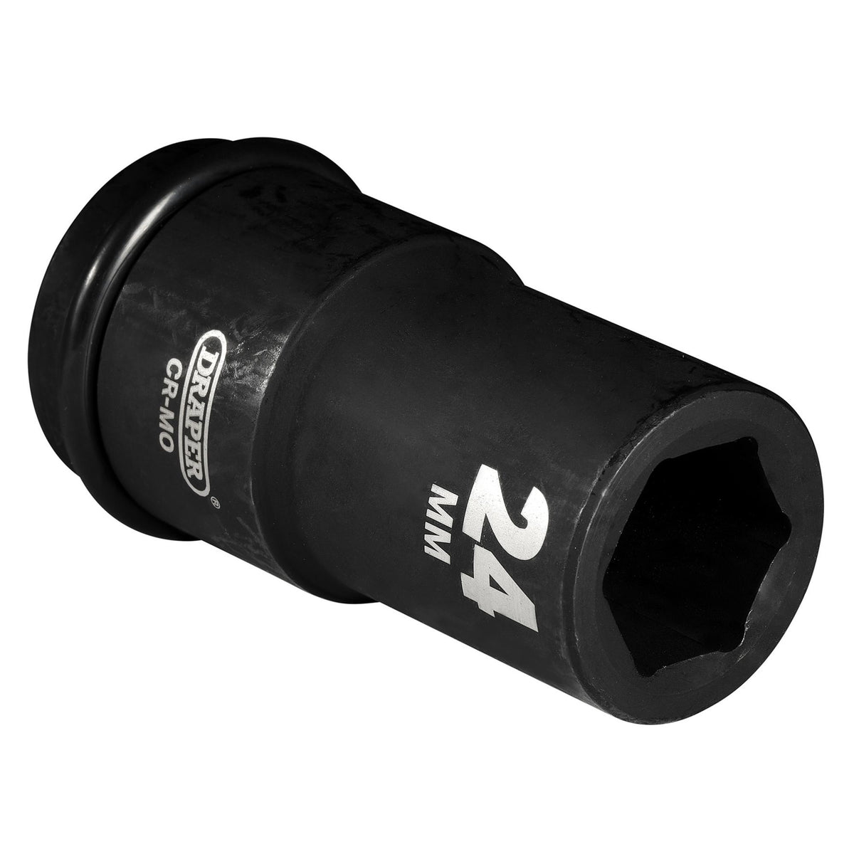 DRAPER Expert 24mm 3/4in. Square Drive Hi-Torq ; 6 Point Deep Impact Socket: Model No.419D-MM