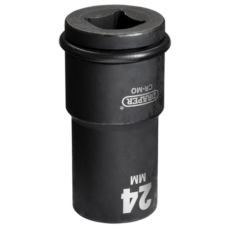 DRAPER Expert 24mm 3/4in. Square Drive Hi-Torq ; 6 Point Deep Impact Socket: Model No.419D-MM