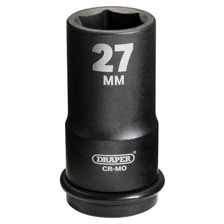 DRAPER Expert 27mm 3/4in. Square Drive Hi-Torq ; 6 Point Deep Impact Socket: Model No.419D-MM