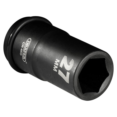 DRAPER Expert 27mm 3/4in. Square Drive Hi-Torq ; 6 Point Deep Impact Socket: Model No.419D-MM