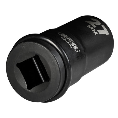 DRAPER Expert 27mm 3/4in. Square Drive Hi-Torq ; 6 Point Deep Impact Socket: Model No.419D-MM