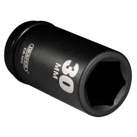DRAPER Expert 30mm 3/4in. Square Drive Hi-Torq ; 6 Point Deep Impact Socket: Model No.419D-MM
