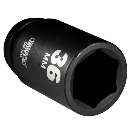 DRAPER Expert 36mm 3/4in. Square Drive Hi-Torq ; 6 Point Deep Impact Socket: Model No.419D-MM