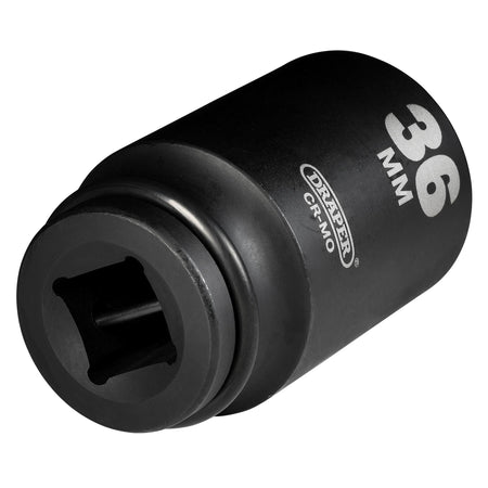 DRAPER Expert 36mm 3/4in. Square Drive Hi-Torq ; 6 Point Deep Impact Socket: Model No.419D-MM