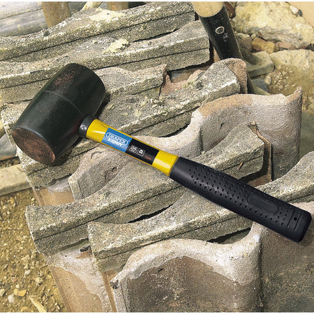 Rubber Mallet with Fibreglass Shaft (680g - 24oz): Model No. RM750FG