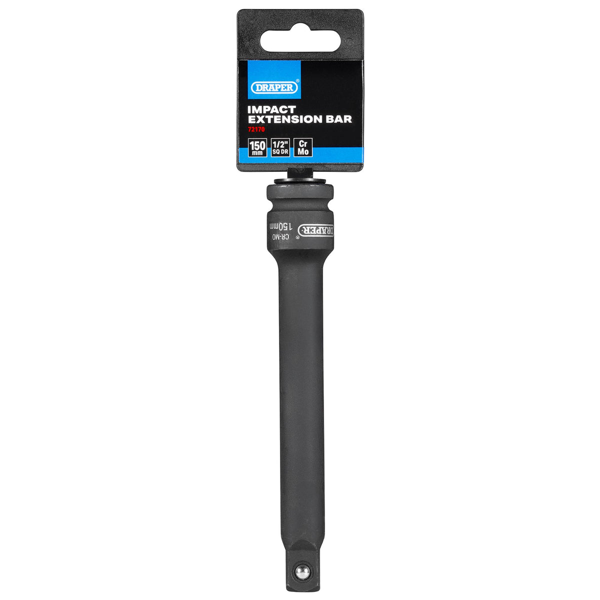 DRAPER Expert 150mm 1/2in. Square Drive Impact Extension Bar: Model No.324