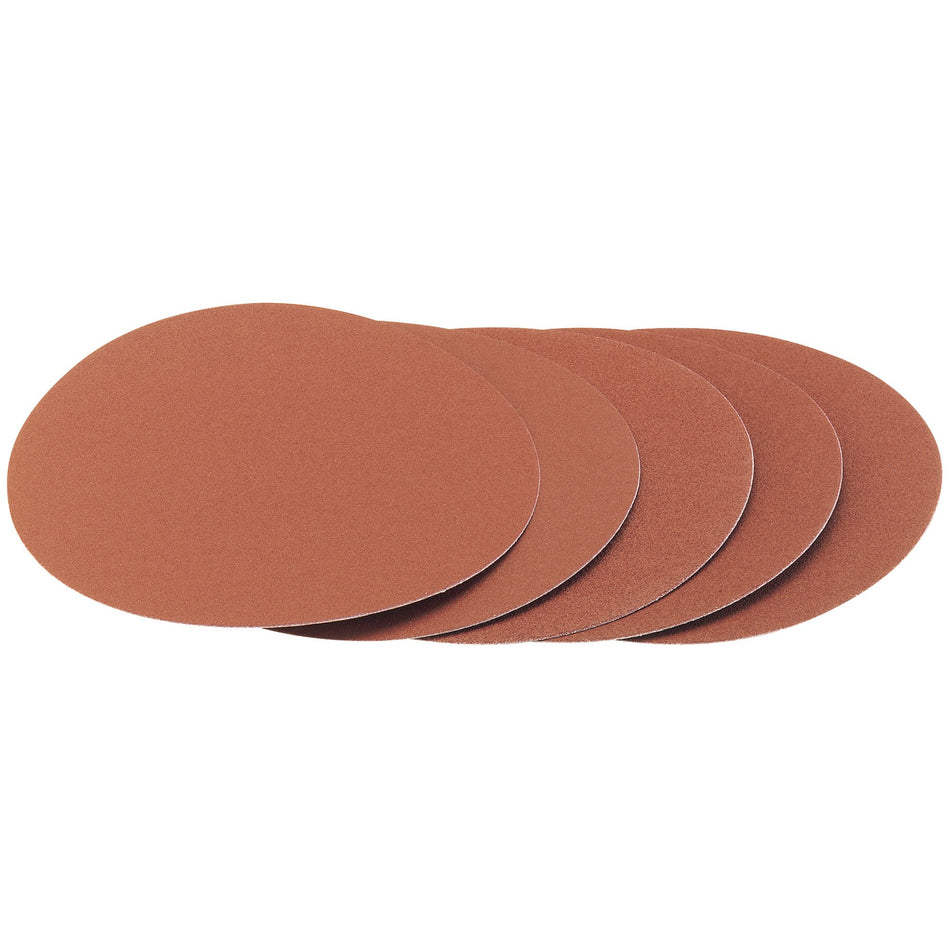 Five 80 Grit Hook and Eye Backed Aluminium Oxide (230mm): Model No. ARDS