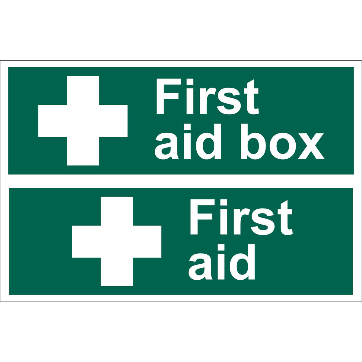 DRAPER 'First Aid Box' Safety Sign: Model No.SS42