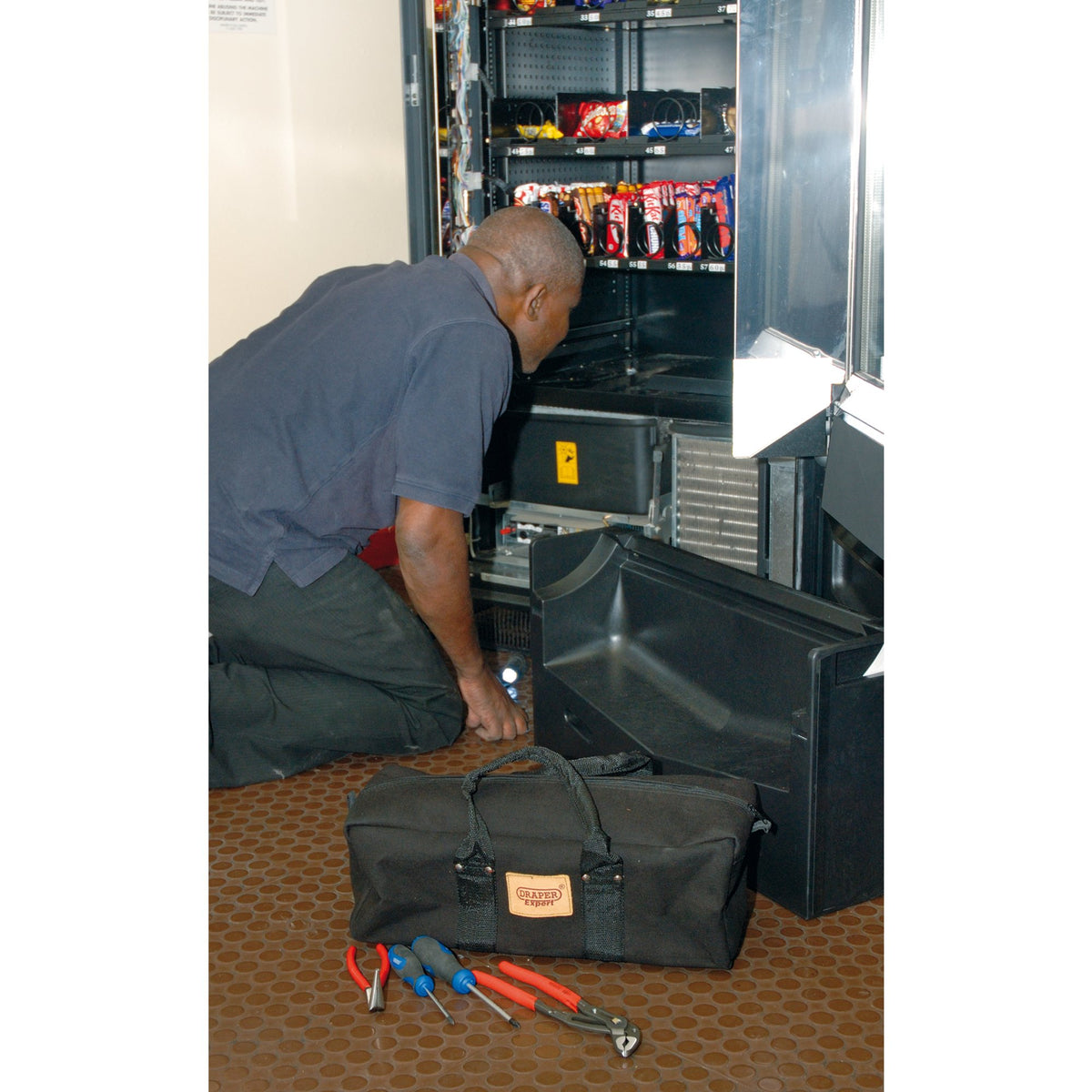 DRAPER Expert 460mm Canvas Tool Bag: Model No.517A