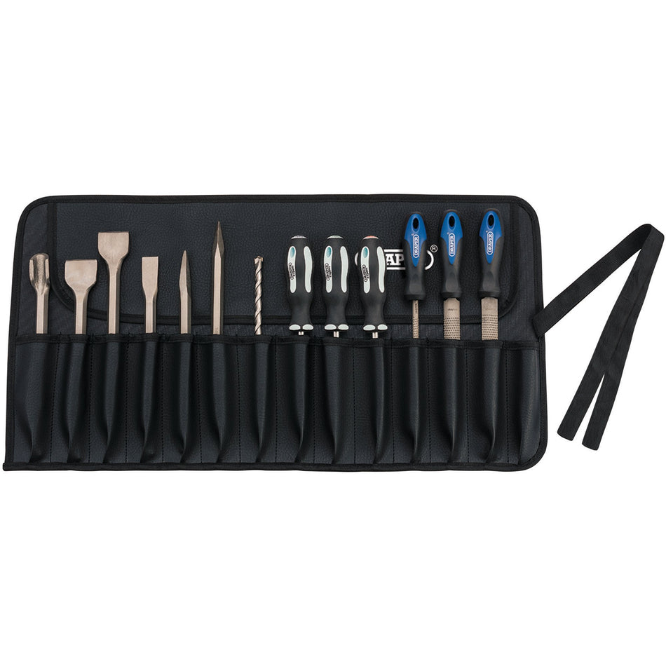 DRAPER Expert 14 Division PVC Tool Roll: Model No.TR14A