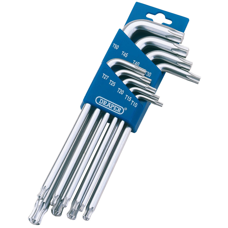 DRAPER 9 Piece Draper Tx-Star 1/2 Ball End Key Set: Model No.TXTB9