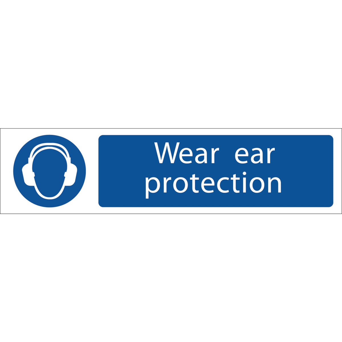 DRAPER 'Ear Protection' Mandatory Sign: Model No.SS63