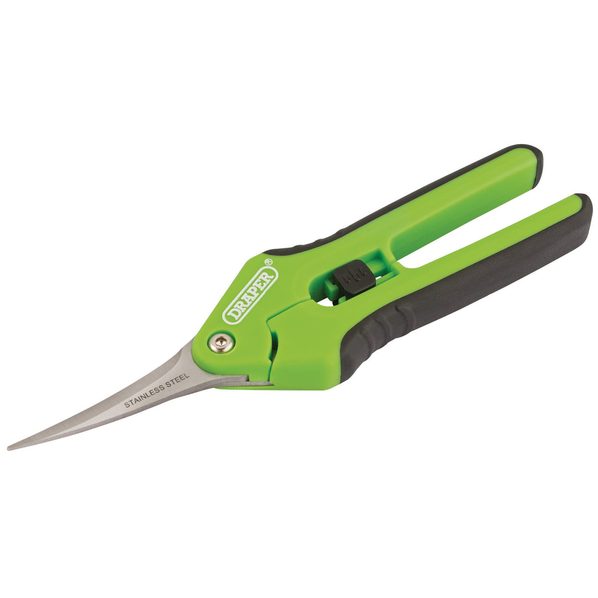 DRAPER 165mm Soft Grip Precision Curved Pruning Secateur: Model No.G813