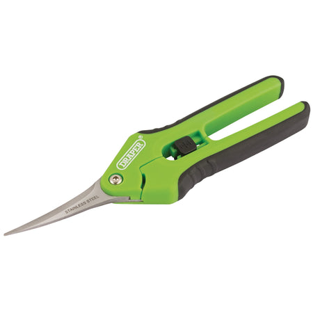 DRAPER 165mm Soft Grip Precision Curved Pruning Secateur: Model No.G813