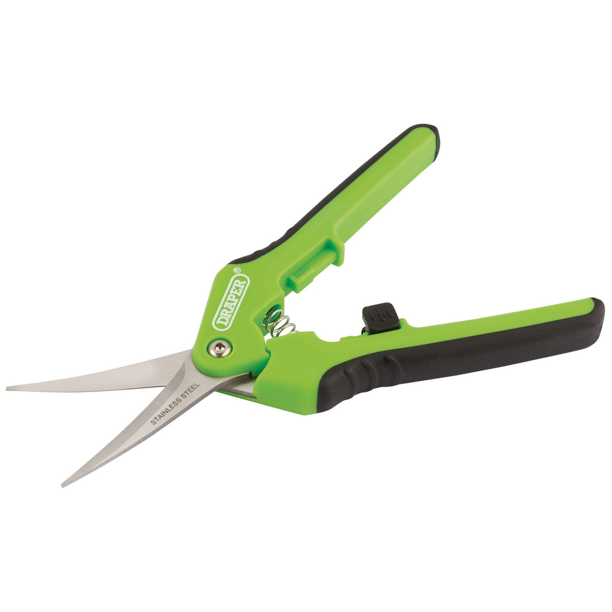 DRAPER 165mm Soft Grip Precision Curved Pruning Secateur: Model No.G813