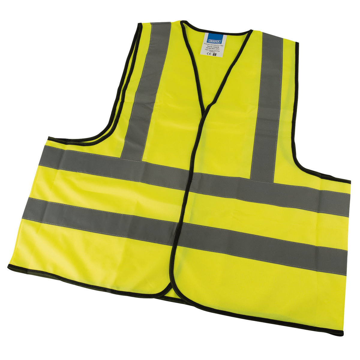 High Visibility Extra Large Traffic Waistcoat to EN471 Class 2L: Model No. HVWC/B