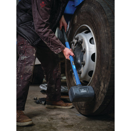 Rubber Deadblow Mallets with Fibreglass Shafts (3.6kg/128oz): Model No.870-1ZIDBH35
