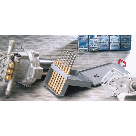 DRAPER Expert 6 Piece Octagonal Parallel Pin Punch Set: Model No.119K
