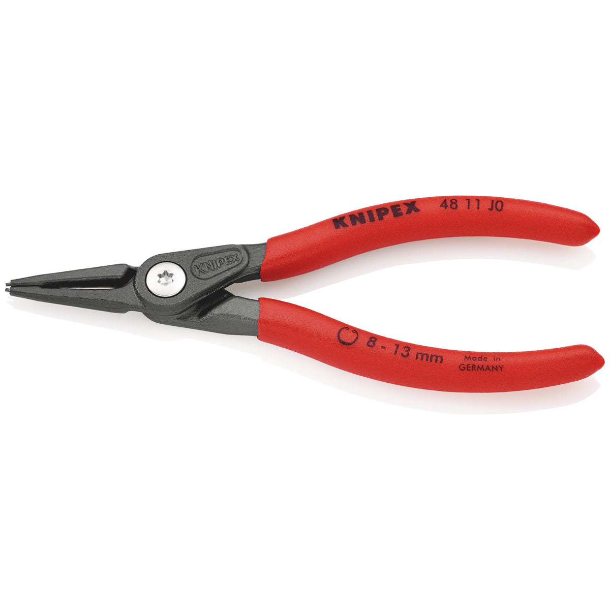 Knipex 140mm Internal Straight Tip Circlip Pliers 8 - 13mm Capacity : Model No.48 11 J0
