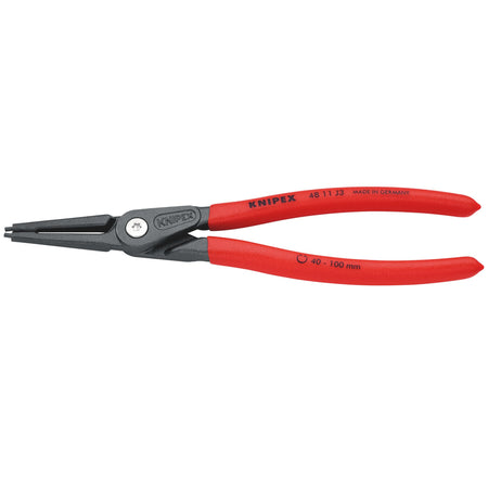Knipex 225mm Internal Straight Tip Circlip Pliers 40 - 100mm Capacity : Model No.48 11 J3