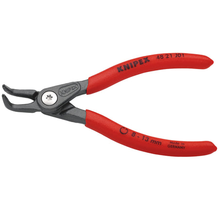 Knipex 130mm 90&deg; Internal Straight Tip Circlip Pliers 8 - 13mm Capacity : Model No.48 21 J01