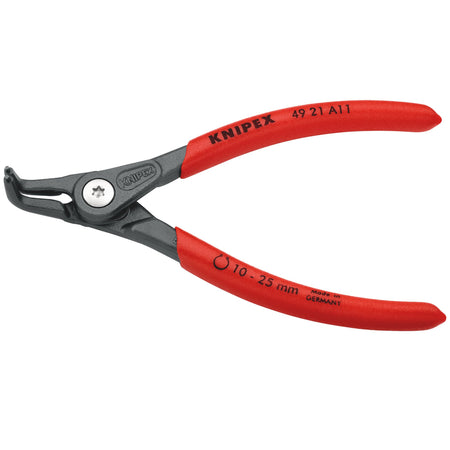 Knipex 130mm 90&deg; External Straight Tip Circlip Pliers 10 - 25mm Capacity : Model No.49 21 A11