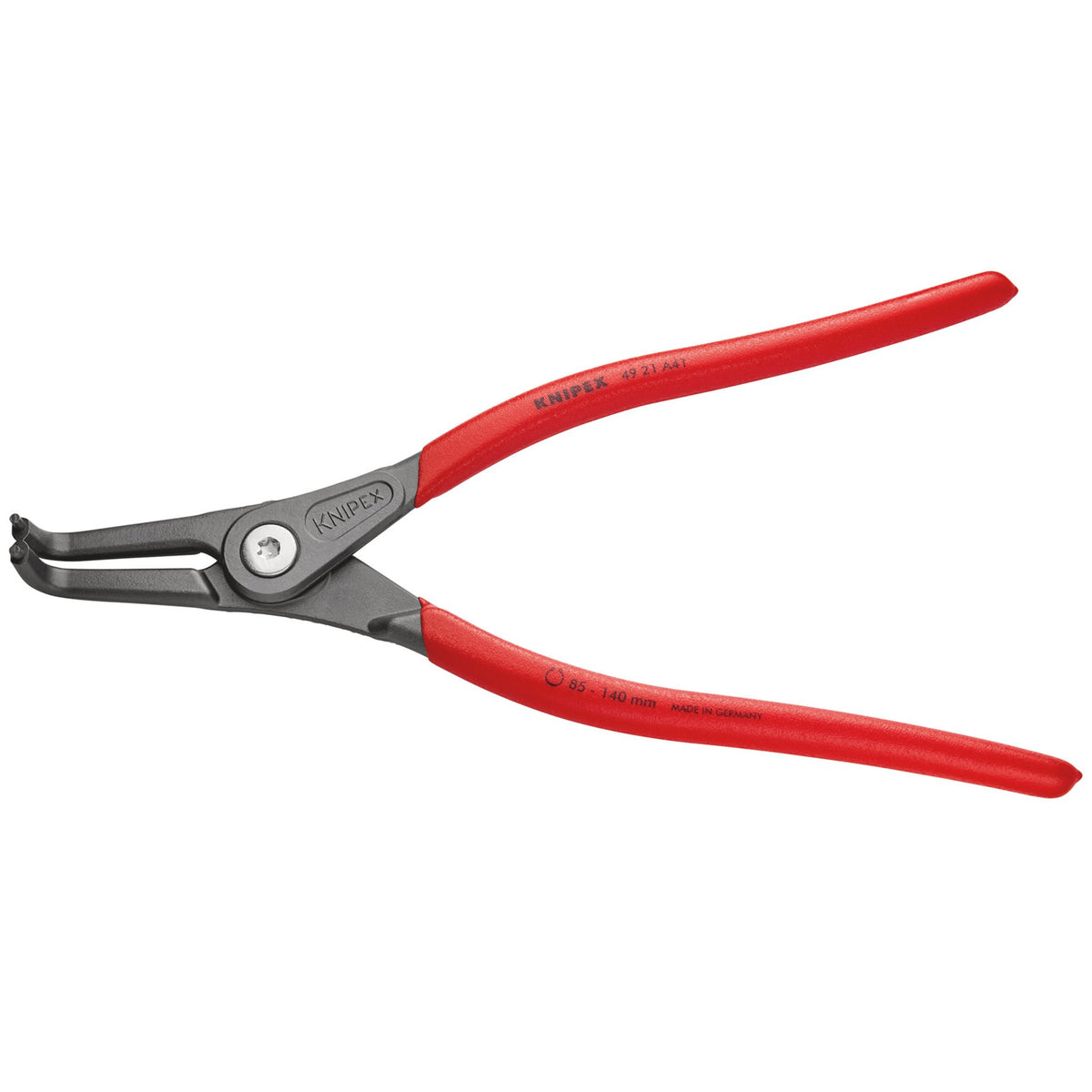 Knipex 305mm 90&deg; External Straight Tip Circlip Pliers 85 - 140mm Capacity : Model No.49 21 A41
