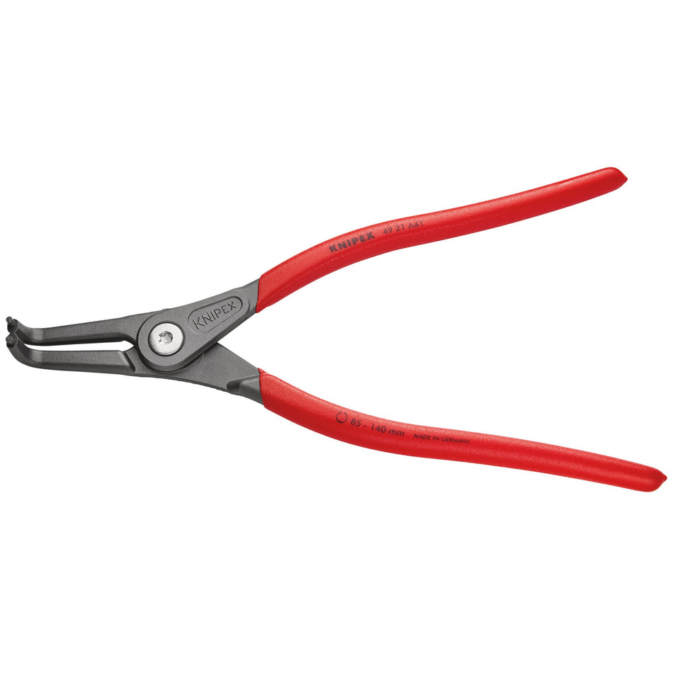 Knipex 305mm 90&deg; External Straight Tip Circlip Pliers 85 - 140mm Capacity : Model No.49 21 A41