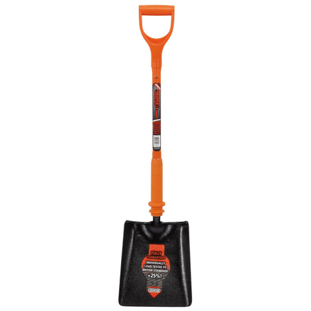 DRAPER Expert Square Mouth Shovel, Fully Insulated and Solid Forged: Model No. INS/SMS