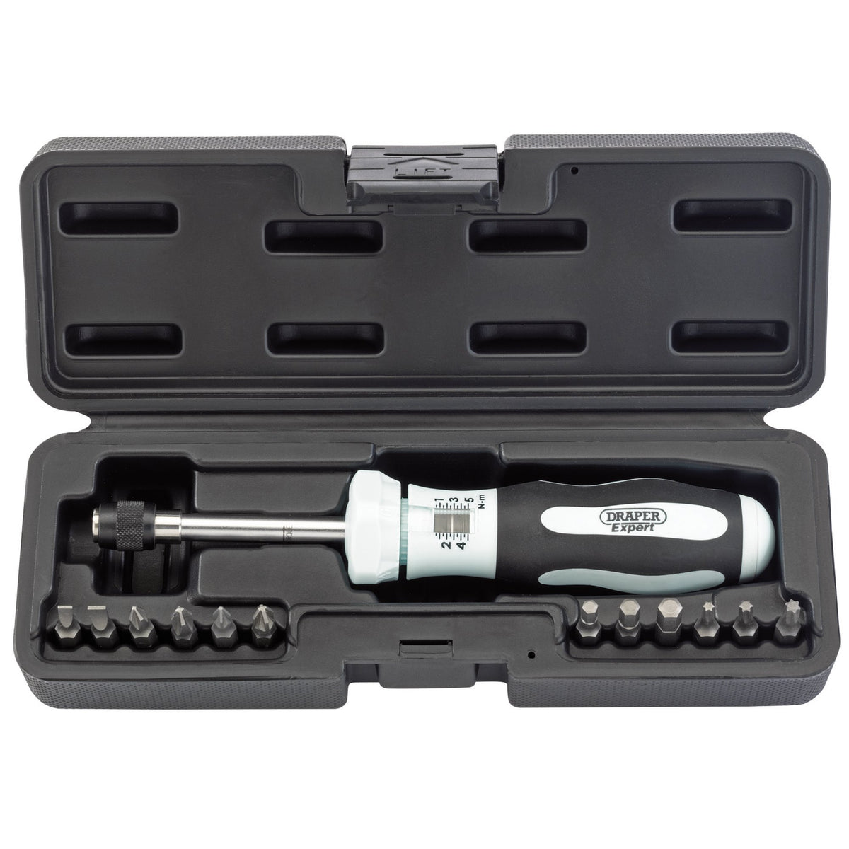 DRAPER Expert Torque Screwdriver Kit (1-5NM): Model No.995TS-1
