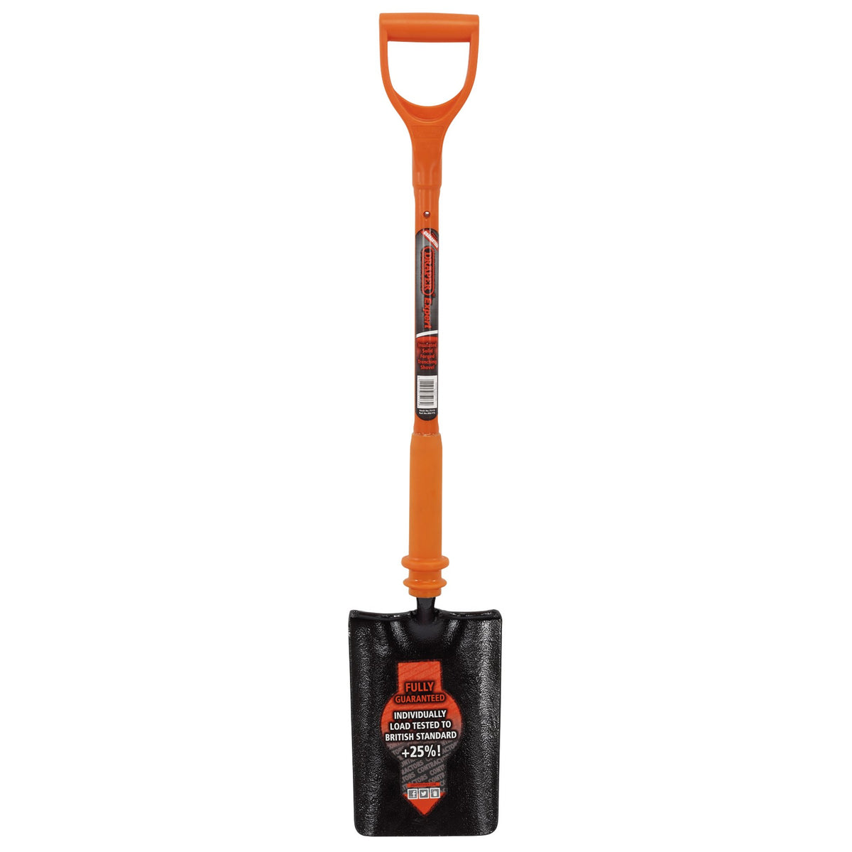 DRAPER Expert Trenching Shovel Fully Insulated and Solid Forged: Model No. INS/TTS