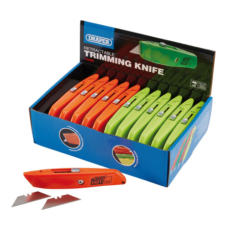 Retractable Trimming Knife (Easy Find): Model No. TK217/24C