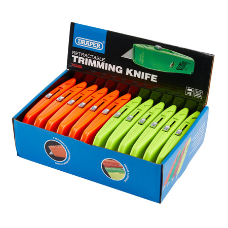 Retractable Trimming Knife (Easy Find): Model No. TK217/24C