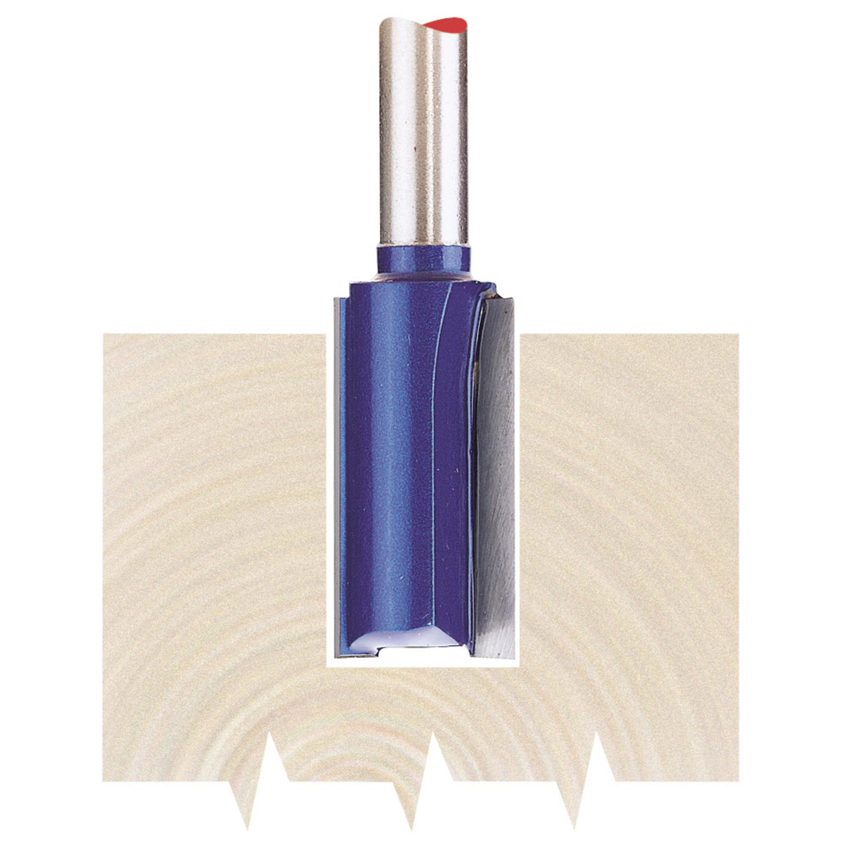 DRAPER 1/4in. Straight 12.7 x 25mm TCT Router Bit: Model No.RB5