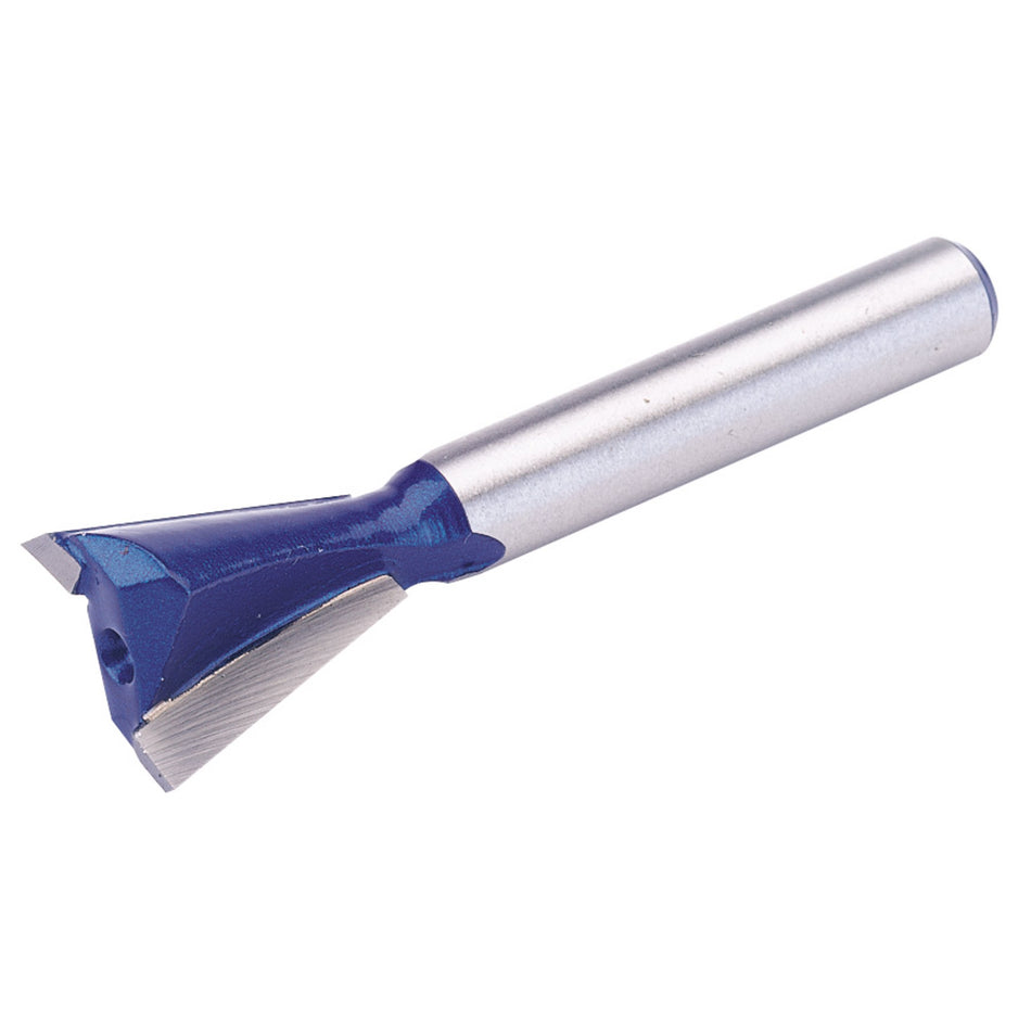 DRAPER 1/4in. Dovetail 14mm Dia. TCT Router Bit: Model No.RB17