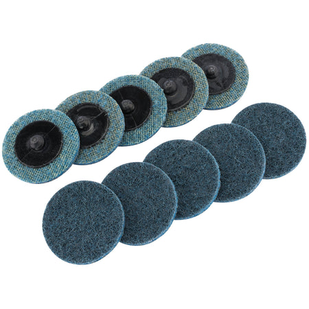 DRAPER Ten 50mm Polycarbide Abrasive Pads (Fine) : Model No.SCP2