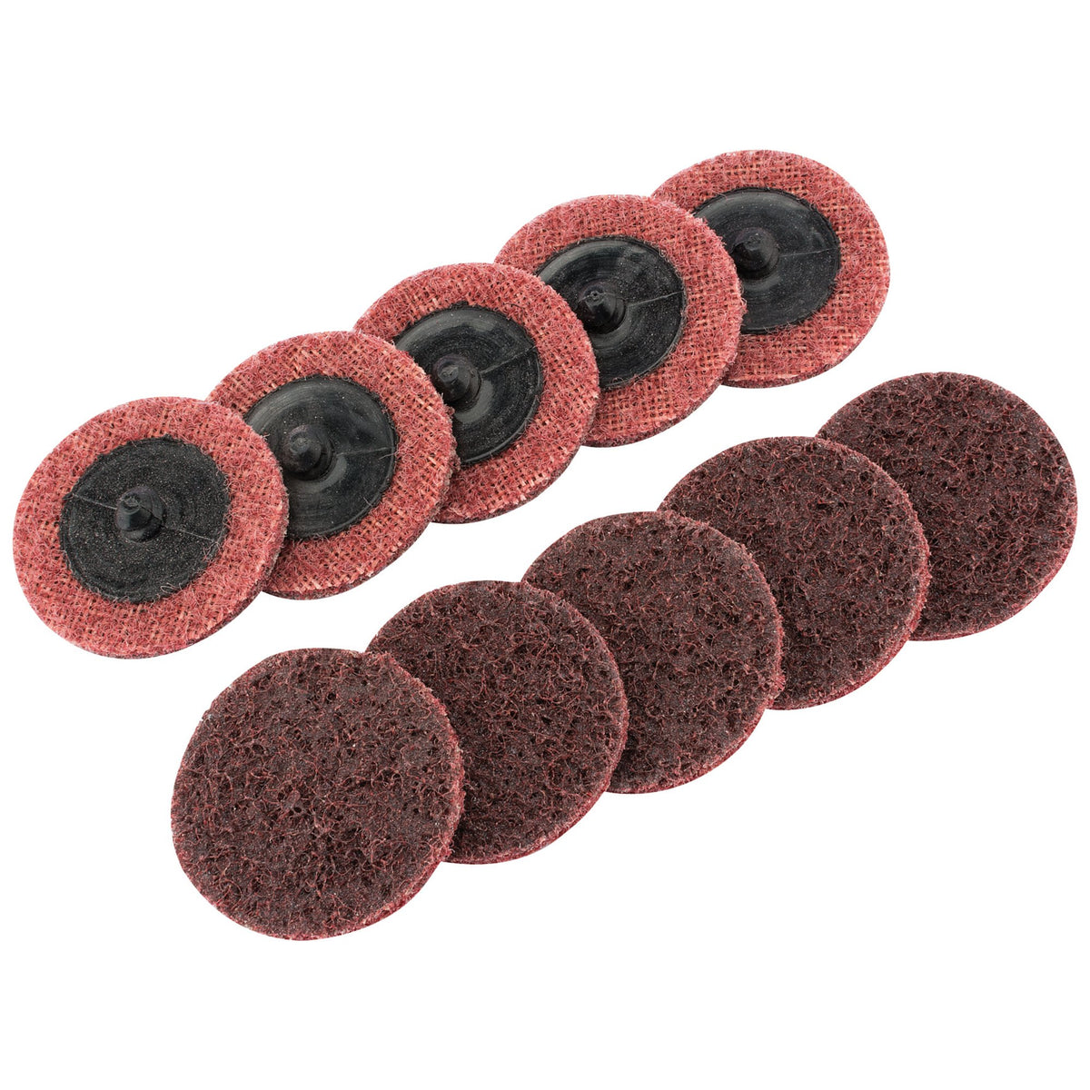 DRAPER Ten 50mm Polycarbide Abrasive Pads (Medium) : Model No.SCP2