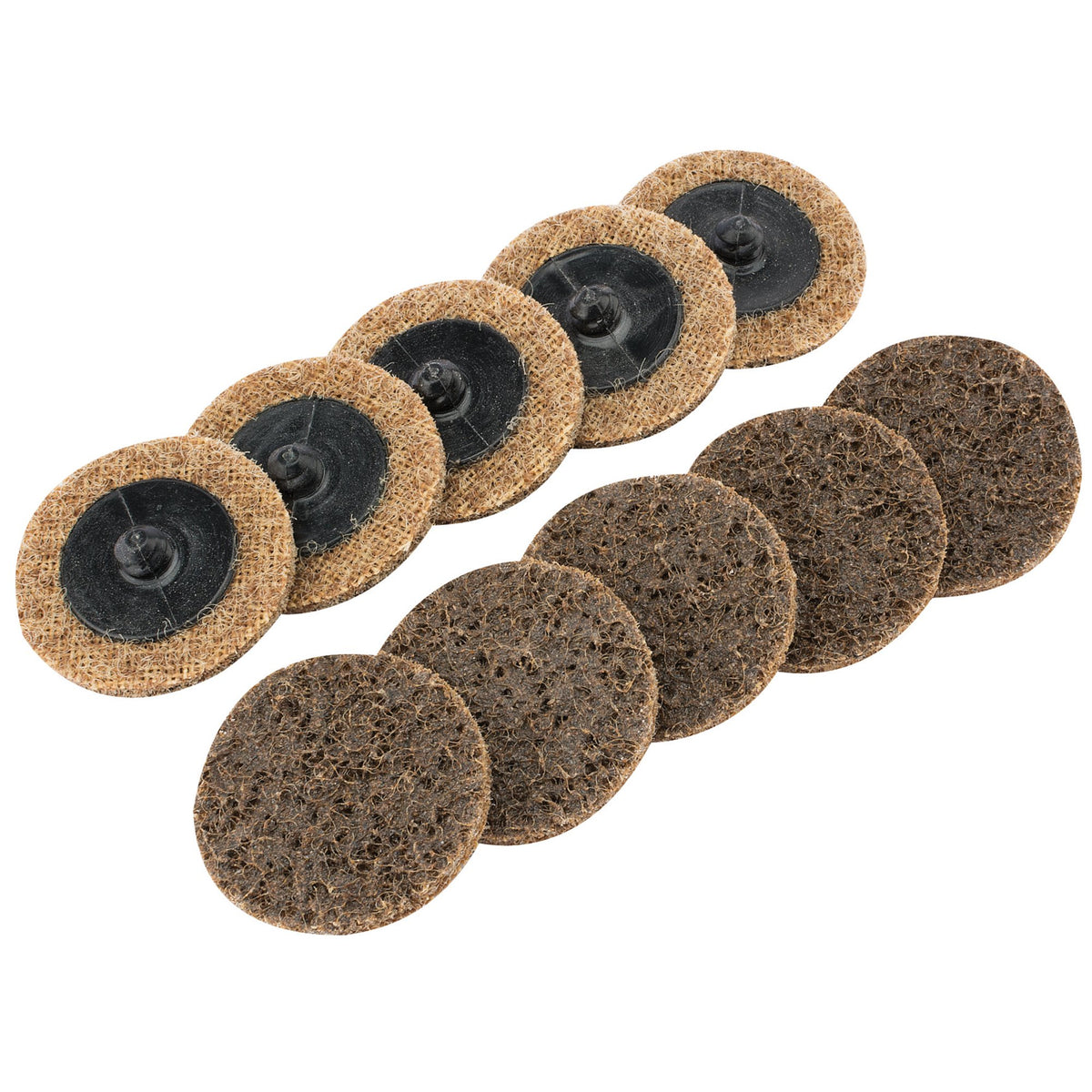 DRAPER Ten 50mm Polycarbide Abrasive Pads (Course) : Model No.SCP2