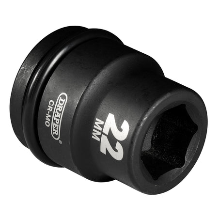 DRAPER Expert 22mm 3/4in. Square Drive Hi-Torq ; 6 Point Impact Socket: Model No.419-MM