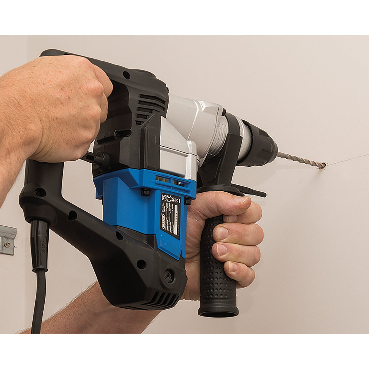 Storm Force SDS+ Rotary Hammer Drill Kit with Rotation Stop (900W): Model No. PT900SDSSF