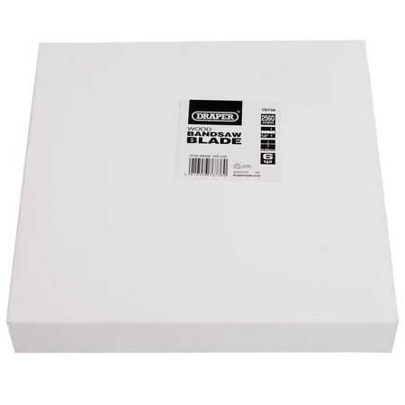 DRAPER Bandsaw Blade 2560mm x 1/4in.X 6 for Model BS350C Stock No. 76238: Model No.BB2560
