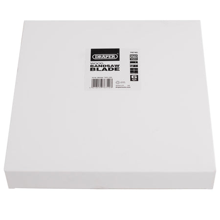 DRAPER Bandsaw Blade 2560mm x 1/2in.X 6 for Model BS350C Stock No. 76238: Model No.BB2560