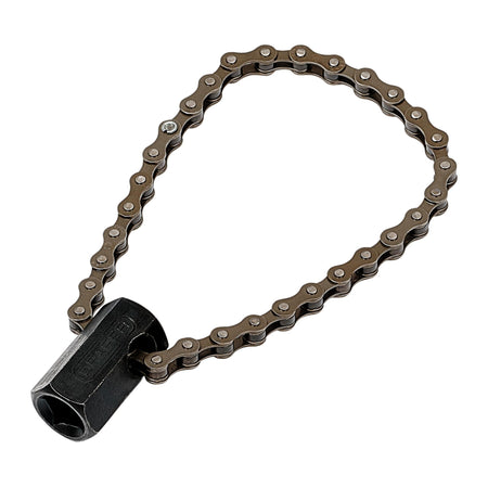 DRAPER 1/2in. Square Drive or 24mm 130mm Capacity Chain Oil Filter Wrench: Model No.255