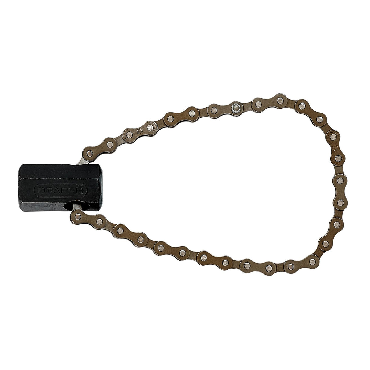 DRAPER 1/2in. Square Drive or 24mm 130mm Capacity Chain Oil Filter Wrench: Model No.255