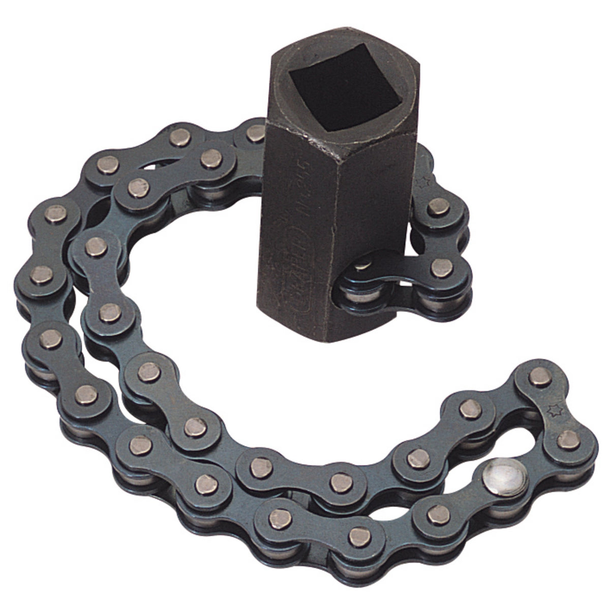 DRAPER 1/2in. Square Drive or 24mm 130mm Capacity Chain Oil Filter Wrench: Model No.255