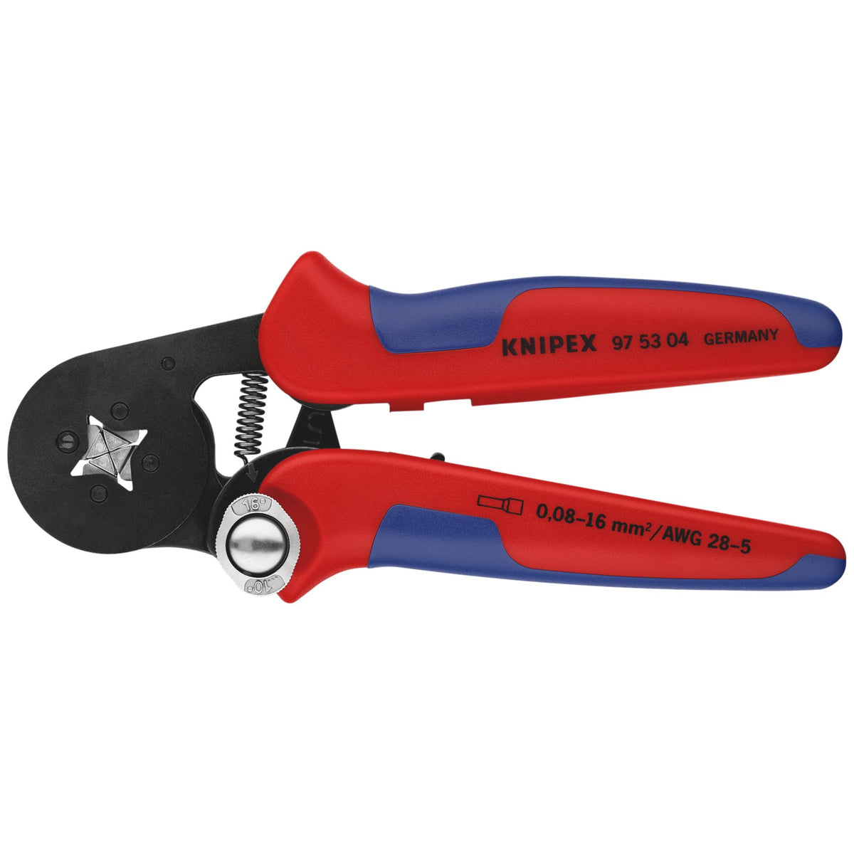 Knipex Self Adjusting Ferrule Crimping Pliers : Model No.97 53 04SBE