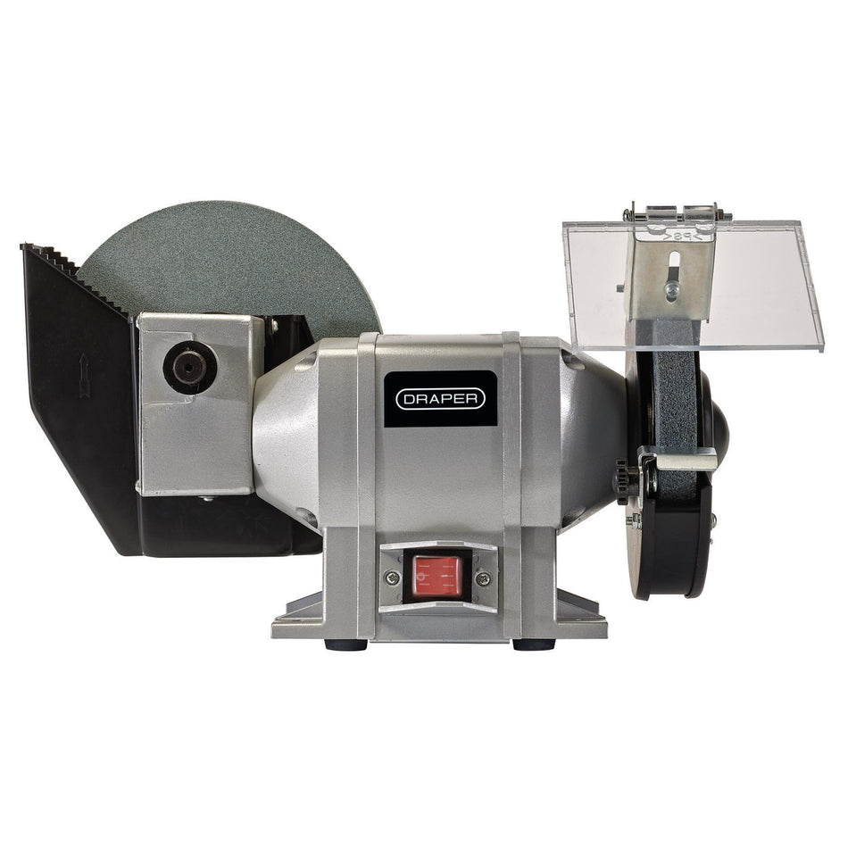 DRAPER 230V 250W Wet and Dry Bench Grinder: Model No.GWD200A