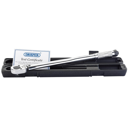 DRAPER 30-210Nm Torque Wrench (1/2" Square Drive): Model No. BTW